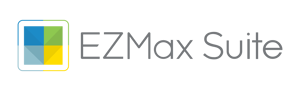 EZMax Suite Logo gray text transparent